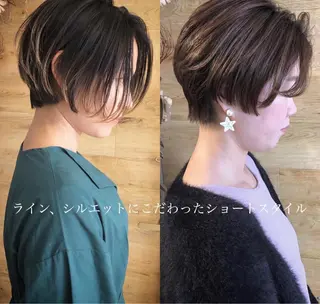 ショート カラー テトネ タカシのヘアスタイル