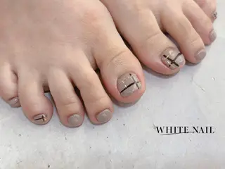 ネイル WHITE NAIL ホワイトネイルのネイルデザイン