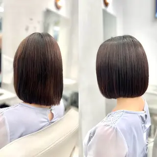 ミディアム 無料カットモデル ユナのヘアスタイル