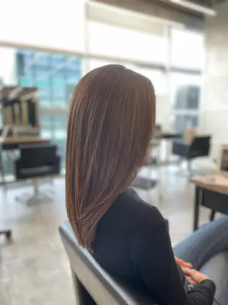セミロング TAKA ♦︎bridge♦︎のヘアスタイル