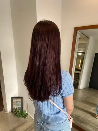 ロング まつ あみのヘアスタイル