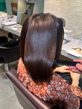 ミディアム 髪質改善/レイヤー/ ショート/遠藤龍雅のヘアスタイル