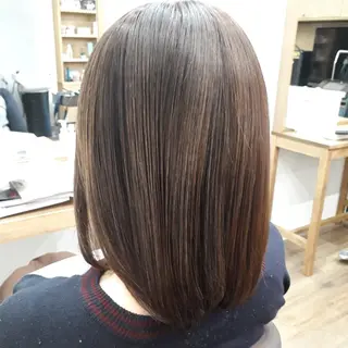 ミディアム 池内 智哉のヘアスタイル