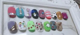 ネイル lucky nail 歌舞伎町のネイルデザイン