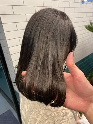 カラー 透明感カラー🌿 グレージュ🐺陽介のヘアスタイル