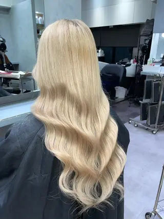 ロング カラー 🦋韓国hair🦋 エクステ店長sakiのヘアスタイル