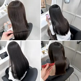ロング 髪質改善×縮毛矯正 taichi副店長のヘアスタイル
