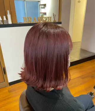 ミディアム カラー マンツーマンサロン 🤍Tanakaのヘアスタイル