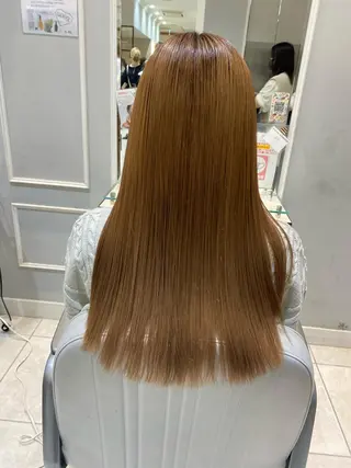 ロング 美髪矯正透明感カラー 江川 和輝のヘアスタイル