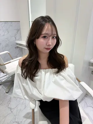 ロング カラー ParveMix🎀 稲垣 詞葉のヘアスタイル