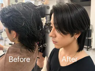 メンズ ‎しゅり🇰🇷 日韓MIXメンズヘアのヘアスタイル
