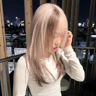 ミディアム カラー 💎ブリーチ特化💎 リタッチ/RYUTOのヘアスタイル