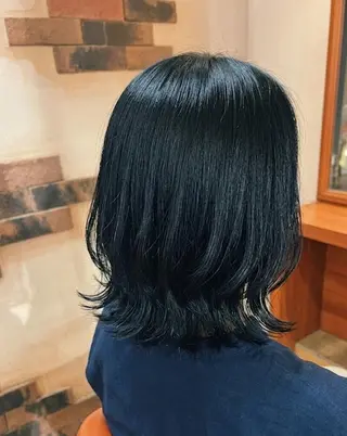 ミディアム カラー flencia 丸 和博|カットのヘアスタイル