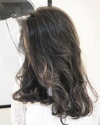 セミロング カラー 髪質改善サロン ARCHE野瀬冬馬のヘアスタイル