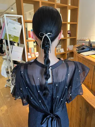 ヘアアレンジ chika/暖色カラ ー/レイヤー/茶屋町のヘアスタイル