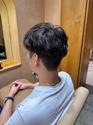 パーマ メンズ hamashima mireiのヘアスタイル