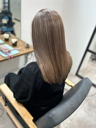 ロング カラー 白髪ぼかし特化美容師 古賀雄歩のヘアスタイル