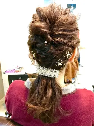 ヘアアレンジ メンズカットパーマ 似合わせカット 小林のヘアスタイル
