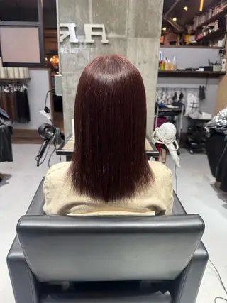 カラー 河野 朱里のヘアスタイル