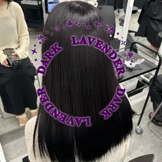 ロング ANNIE/AYU MI/ブラウンカラーのヘアスタイル