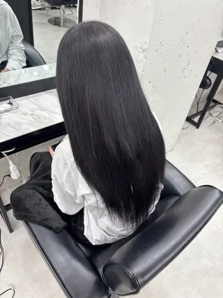 ロング ブリーチ/エクステ モデル募集中🖤のヘアスタイル