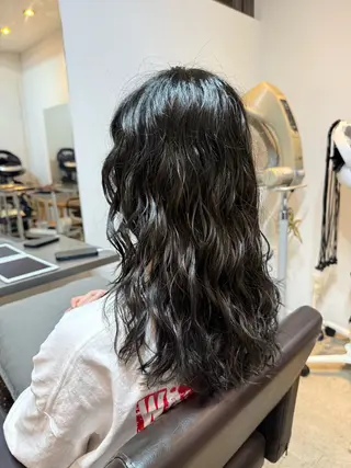 ミディアム 【表参道】似合わせ パーマ/神野 楓のヘアスタイル