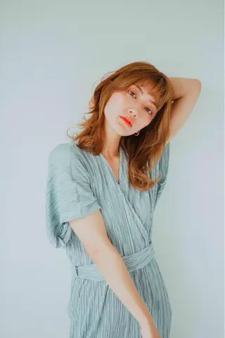 ミディアム カラー パーマ ヘアアレンジ メンズ キッズ ネイル マツエク・マツパ 髪質改善 艶髪🔵フセナオヤのヘアスタイル