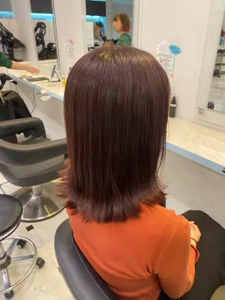 ロング 🤎モテ髪&透明感 ミルクティー🥣🤎のヘアスタイル