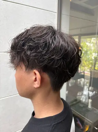 パーマ メンズ 柳内 まゆのヘアスタイル