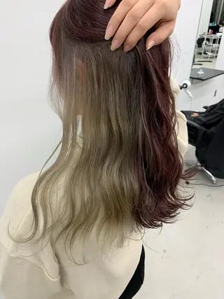 セミロング 山田 絵里菜のヘアスタイル