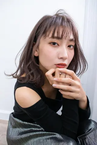 ミディアム カラー ANGELICA 難波店のヘアスタイル