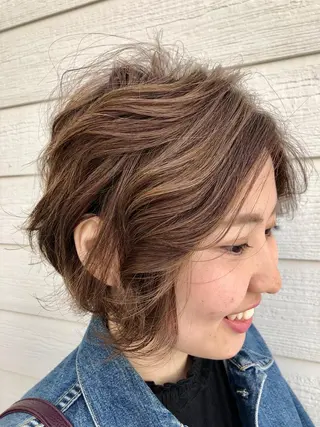 ショート カラー ✨ケア×デザイン🎨 杉本賢人のヘアスタイル