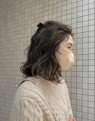 パーマ 【個室】色持ちカラー 似合わせヘア アスカのヘアスタイル