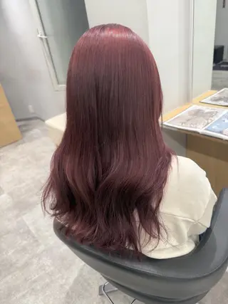 ロング カラー 巻ける髪質改善🫧ハ イライト/永田汰伊智のヘアスタイル
