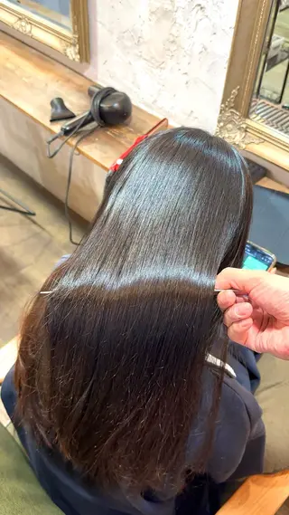 ロング 髪質改善/美髪矯正 🪼土屋そーたのヘアスタイル