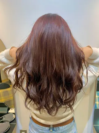ロング カラー ヘアアレンジ REONA🪽✨薬院 レイヤーカット🫧のヘアスタイル