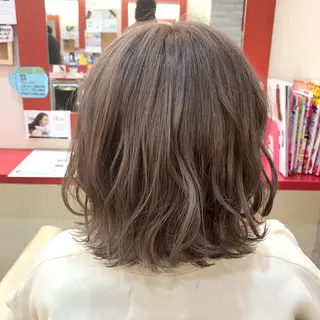 ミディアム カラー 櫻井 なんなのヘアスタイル