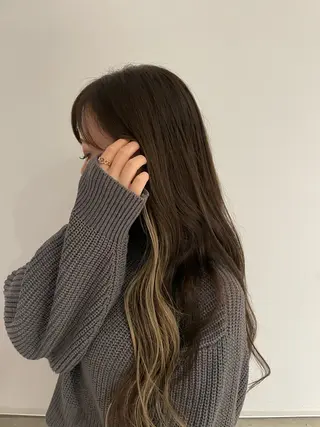 ロング カラー kilto.きょうか 🍑カットモデル🍑のヘアスタイル