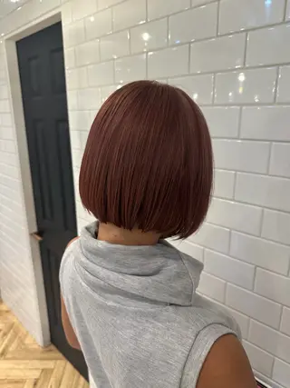 ショート カラー 🌈髪質改善🌈 過去の1艶サラ体験✨のヘアスタイル