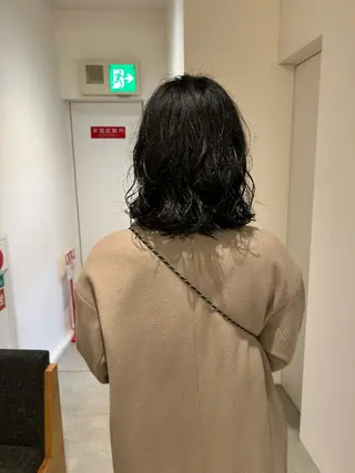 ミディアム パーマ 、 、のヘアスタイル