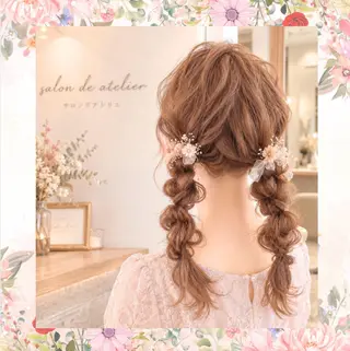 ヘアアレンジ サロンデアトリエ 愛沙花のマツエク・マツパデザイン