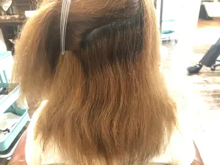 セミロング パーマ パル__レイヤー/パ ーマ/デザインカラーのヘアスタイル