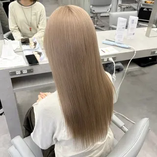 ロング カラー 🍀透明感ナチュラル カラー🍀じゅんのヘアスタイル