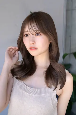 セミロング カラー 長島 智揮のヘアスタイル