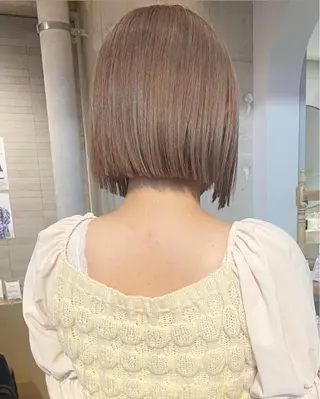 ショート カラー ヘアアレンジ 福岡似合わせレイヤー /ウルフ/ハイトーンのヘアスタイル