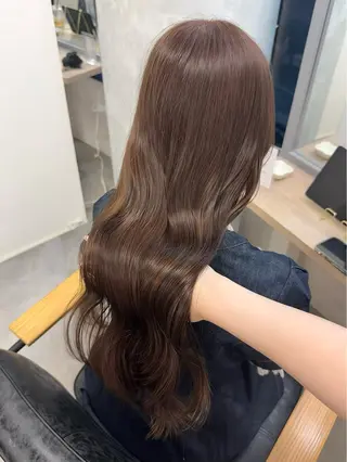ロング カラー ヘアアレンジ Himawari♡ 柔らかいカラーのヘアスタイル