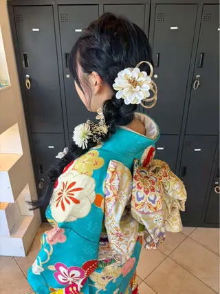 ヘアアレンジ 淵野辺カラーモデル 募集🌼畔上のヘアスタイル