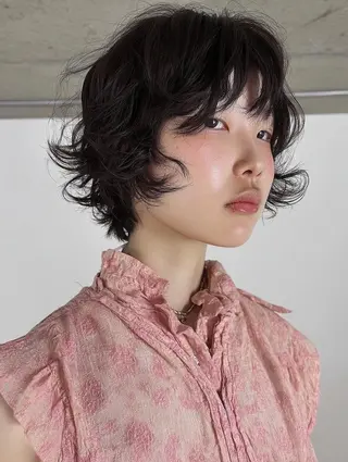 ショート パーマ デジタルパーマ/ボブ 表参道/さえのヘアスタイル