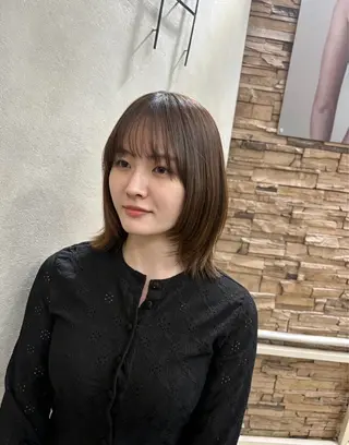 ミディアム 💛天満/髪質改善/ LUNA💛のヘアスタイル