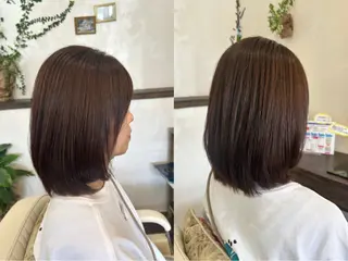 ミディアム カラー 大川 真矢のヘアスタイル